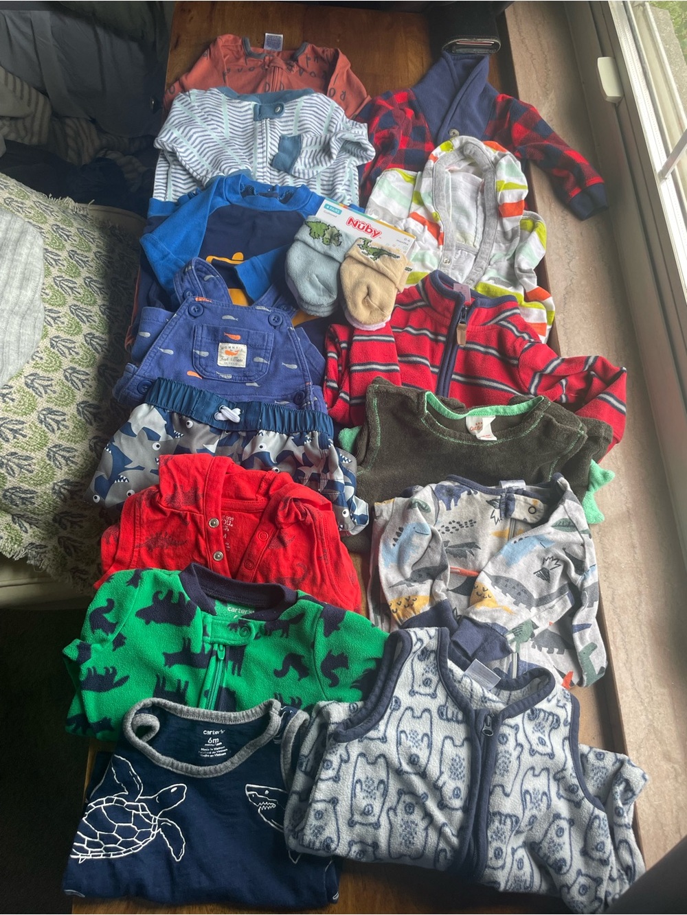 Carter's Multi-Color Baby Footie & One-Piece Bundle
